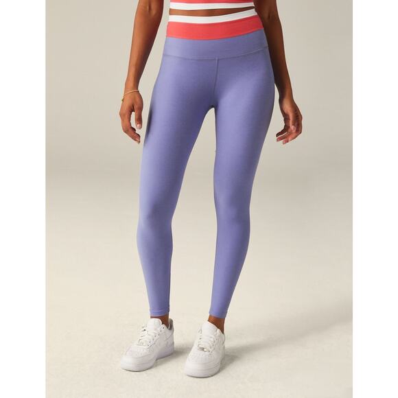 Beyond Yoga Spacedye Horizon Colorblock Midi Legging Periwinkle Cloud - Picture 1 of 9